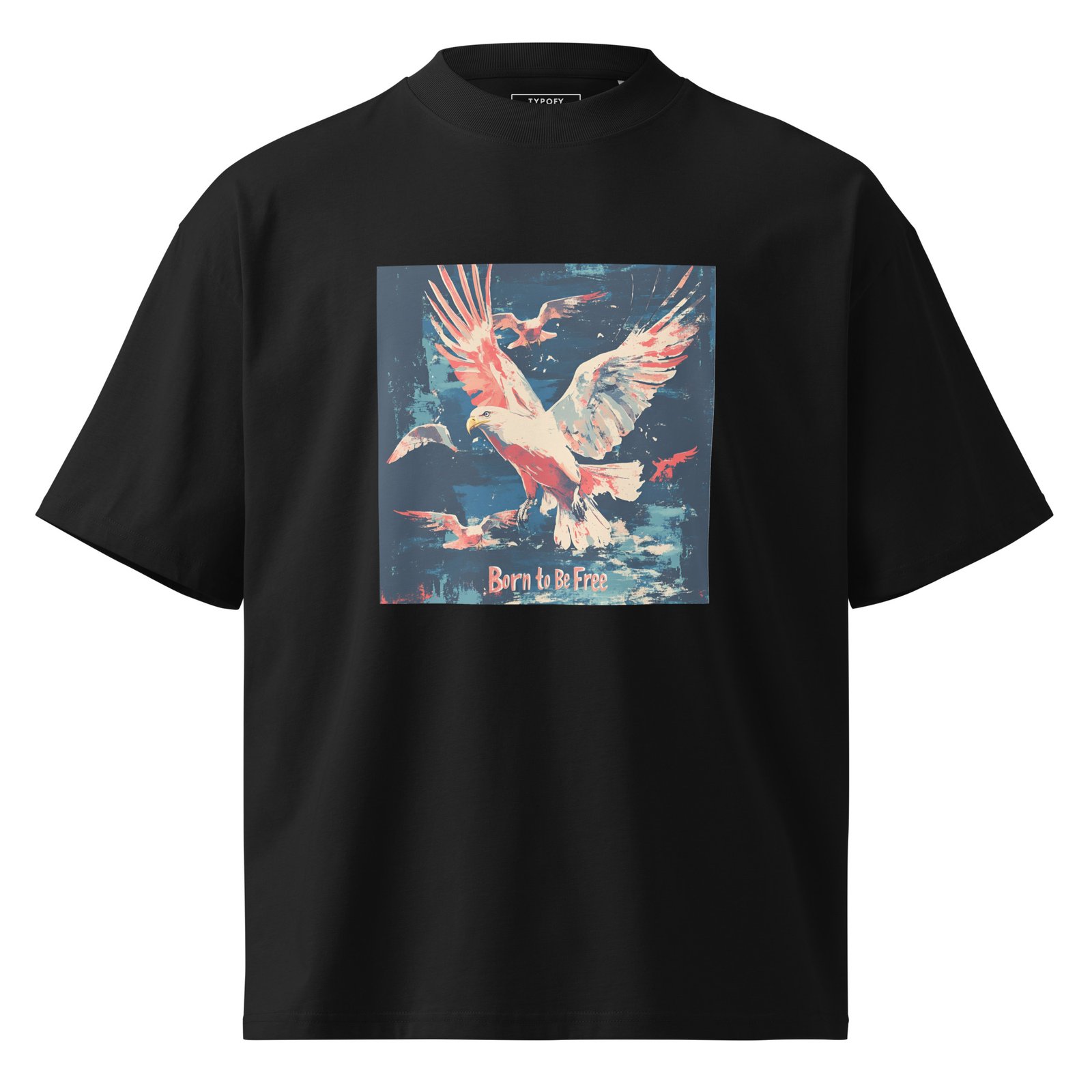 Unisex Falcon Oversized T-Shirt - Image 4