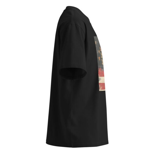 Unisex Proud USA Flag oversized T-Shirt - Image 5