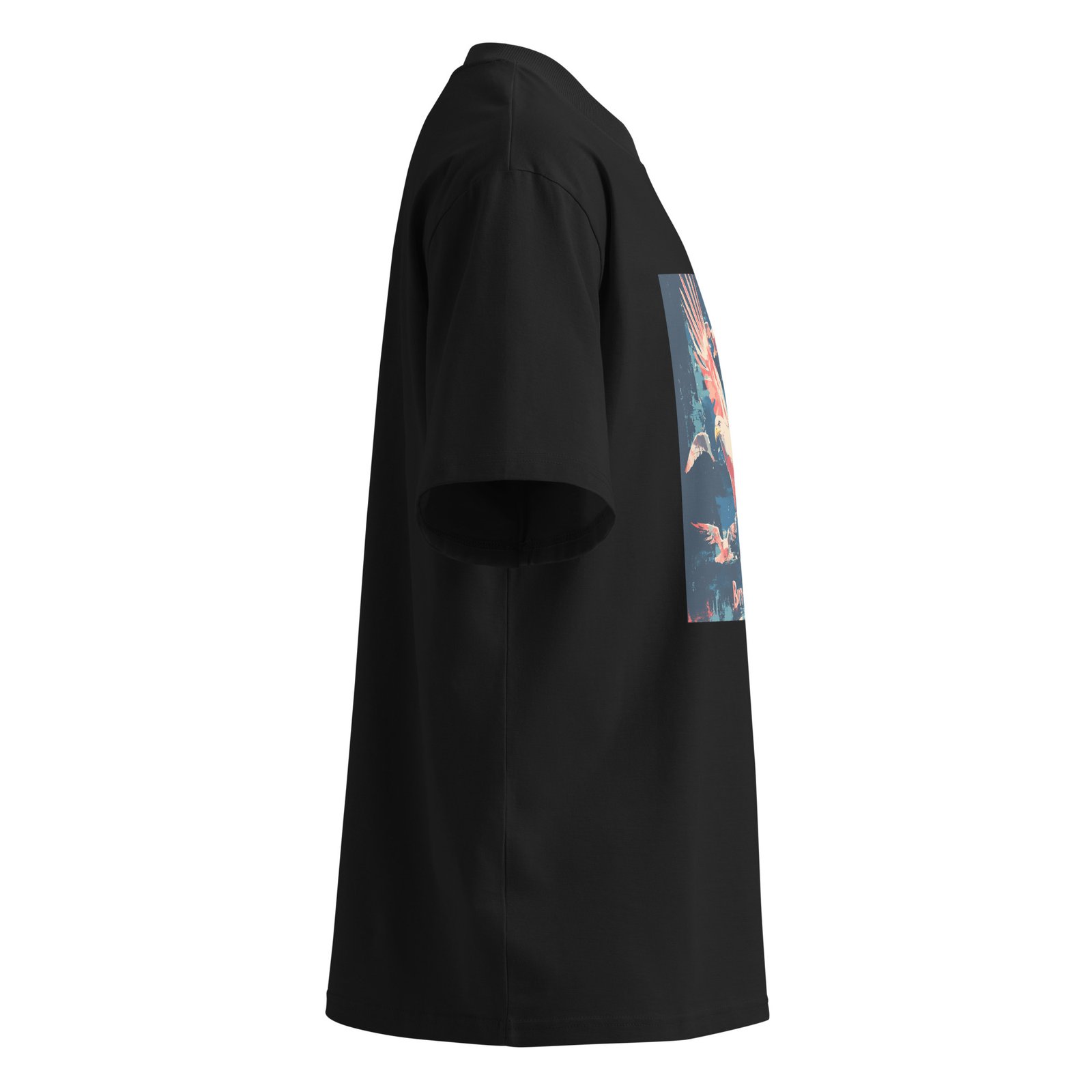 Unisex Falcon Oversized T-Shirt - Image 5