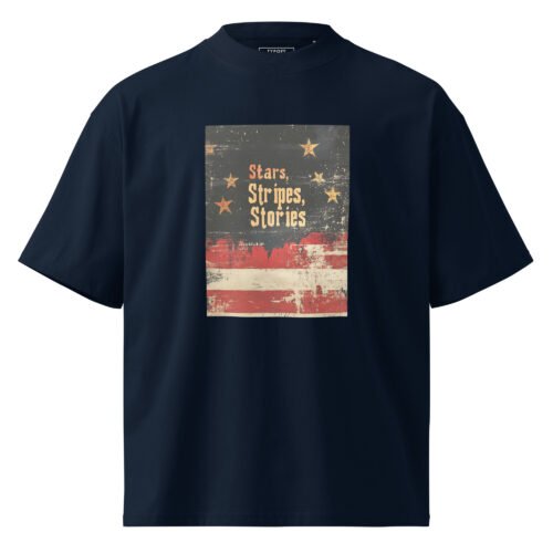 Unisex Proud USA Flag oversized T-Shirt