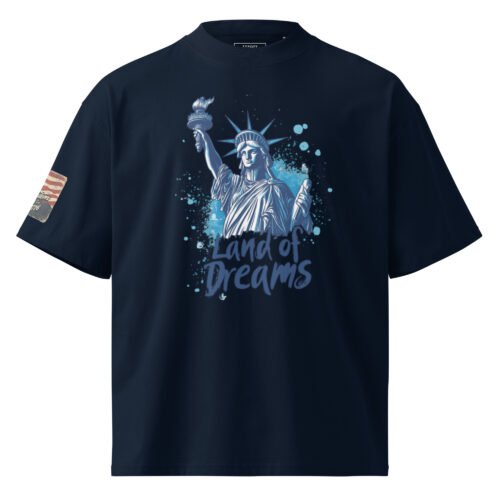 Unisex Land of Brave Oversized T-Shirt
