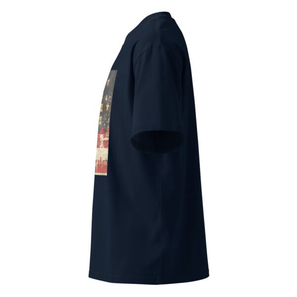 Unisex Proud USA Flag oversized T-Shirt - Image 3