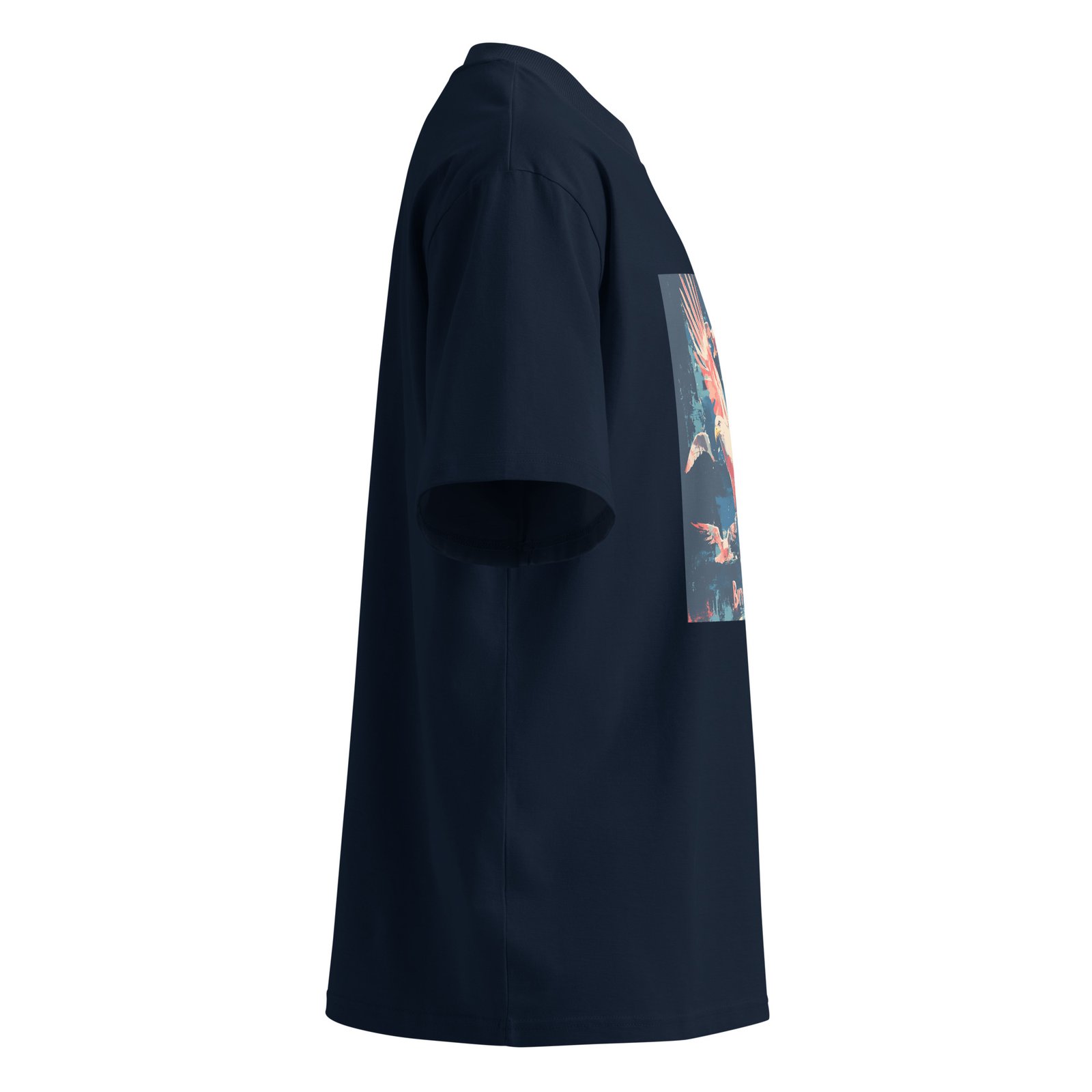 Unisex Falcon Oversized T-Shirt - Image 2
