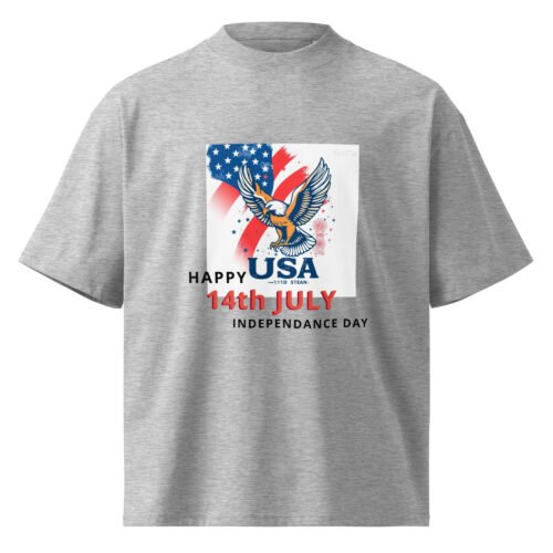 Unisex Independence Day Oversized high T-Shirt