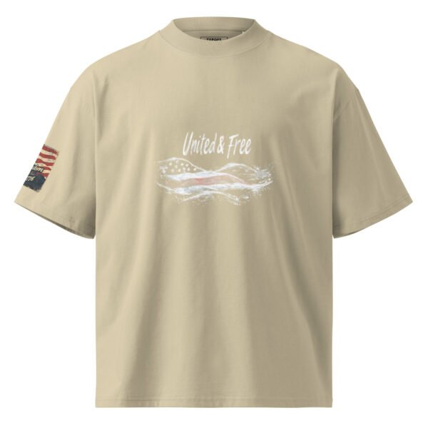Unisex United & Free Oversized T Shirt - Image 2