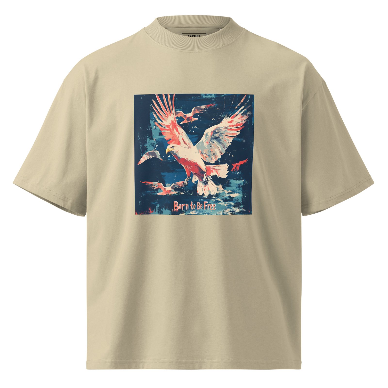 Unisex Falcon Oversized T-Shirt - Image 7