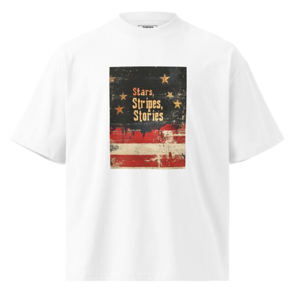 Unisex Proud USA Flag oversized T-Shirt - Image 10