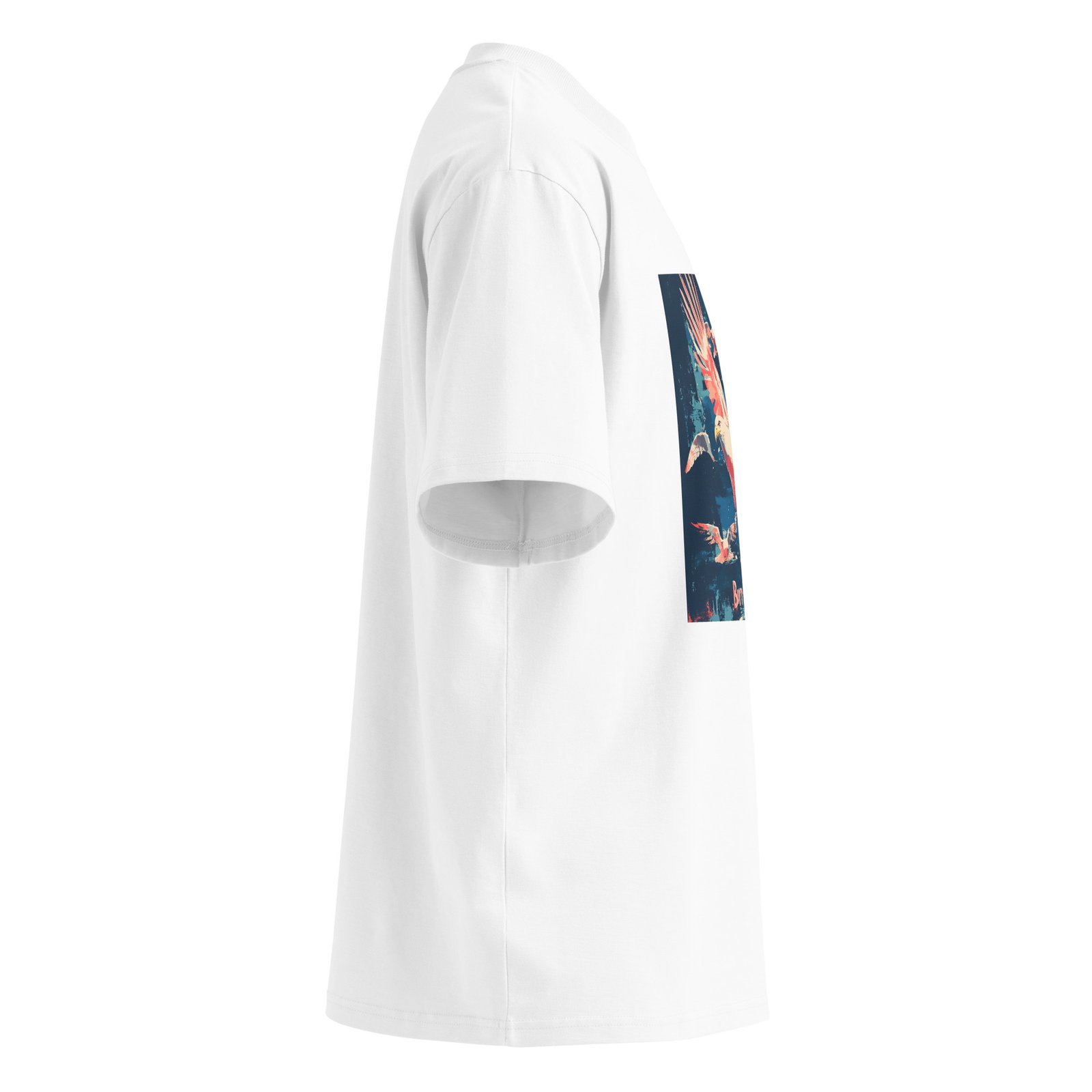 Unisex Falcon Oversized T-Shirt - Image 11
