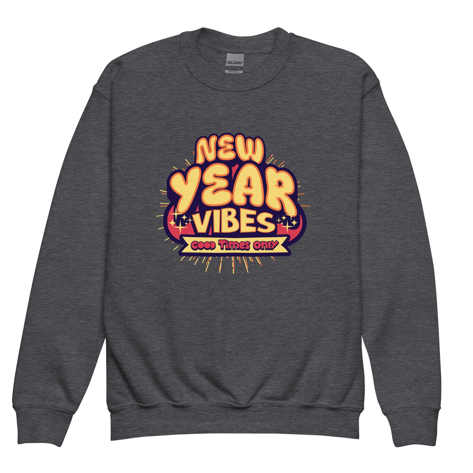 New Year Vibes – Kids Sweatshirt - Image 2