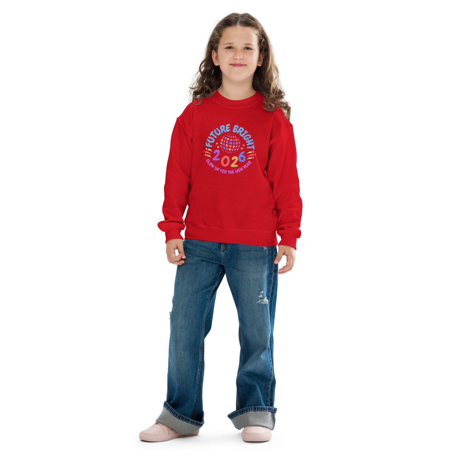 Future Bright 2026 – Kids Sweatshirt - Image 7