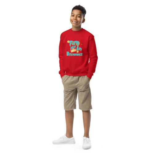 Find Joy in New Beginnings – Kids Crewneck Sweatshirt