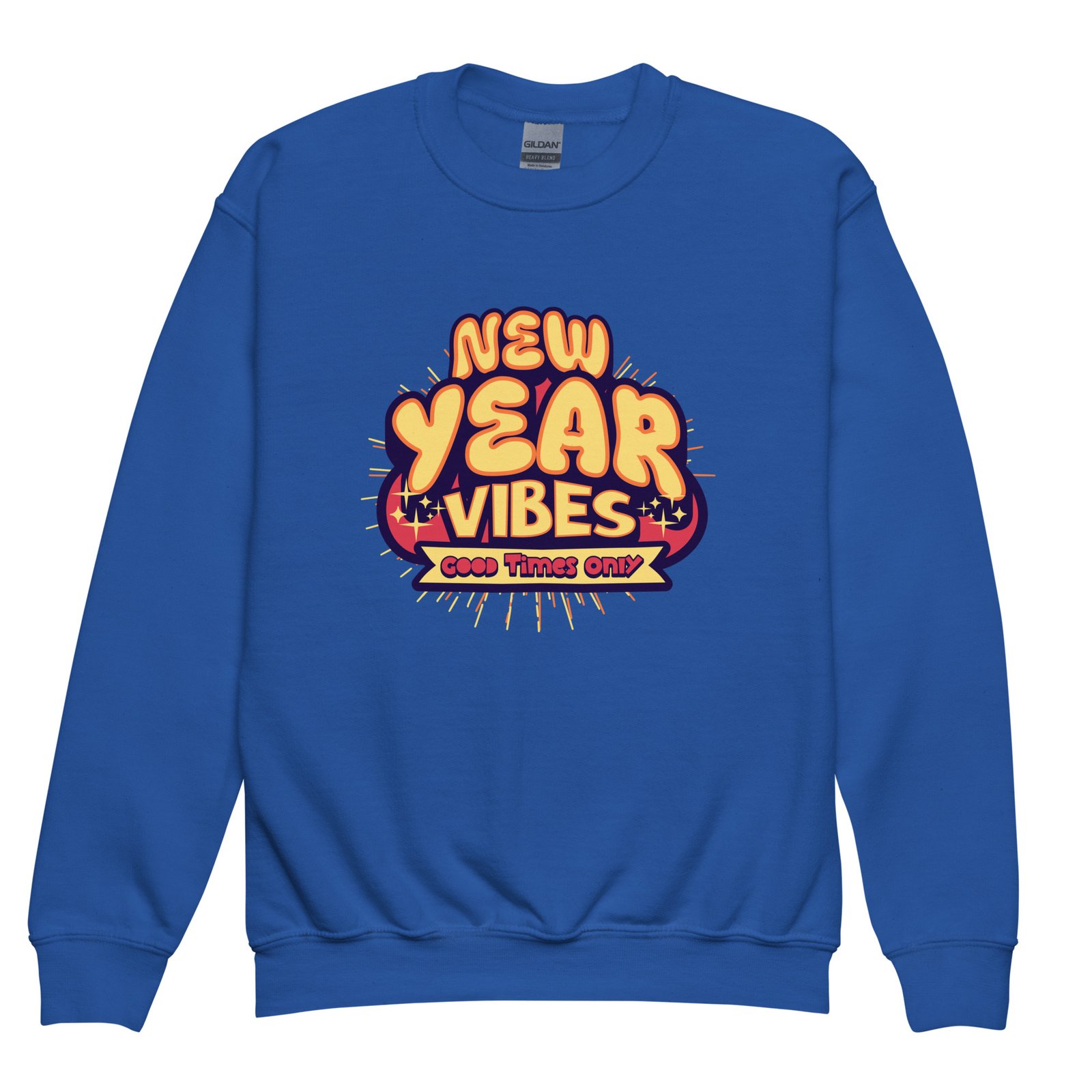 New Year Vibes – Kids Sweatshirt - Image 3