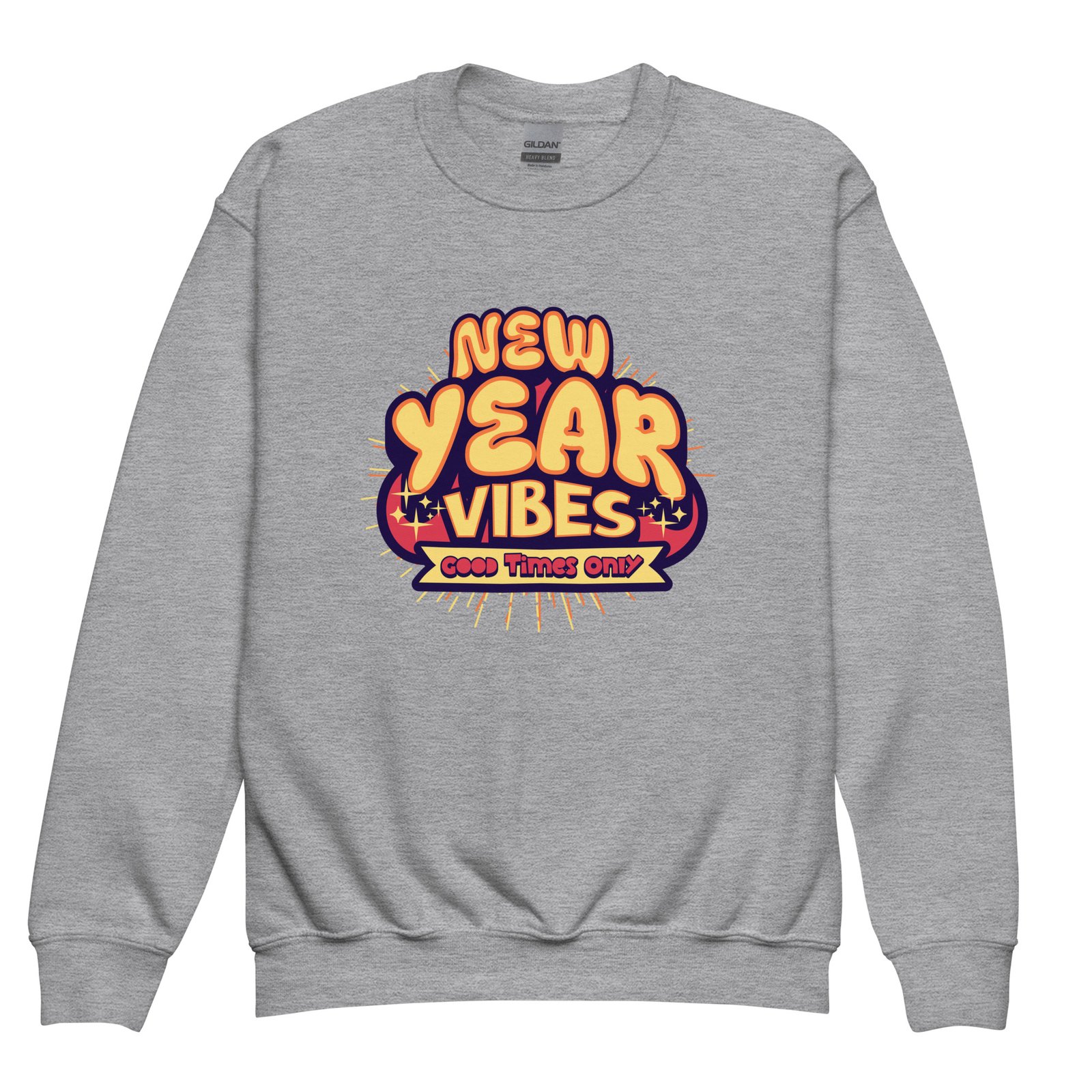 New Year Vibes – Kids Sweatshirt - Image 4