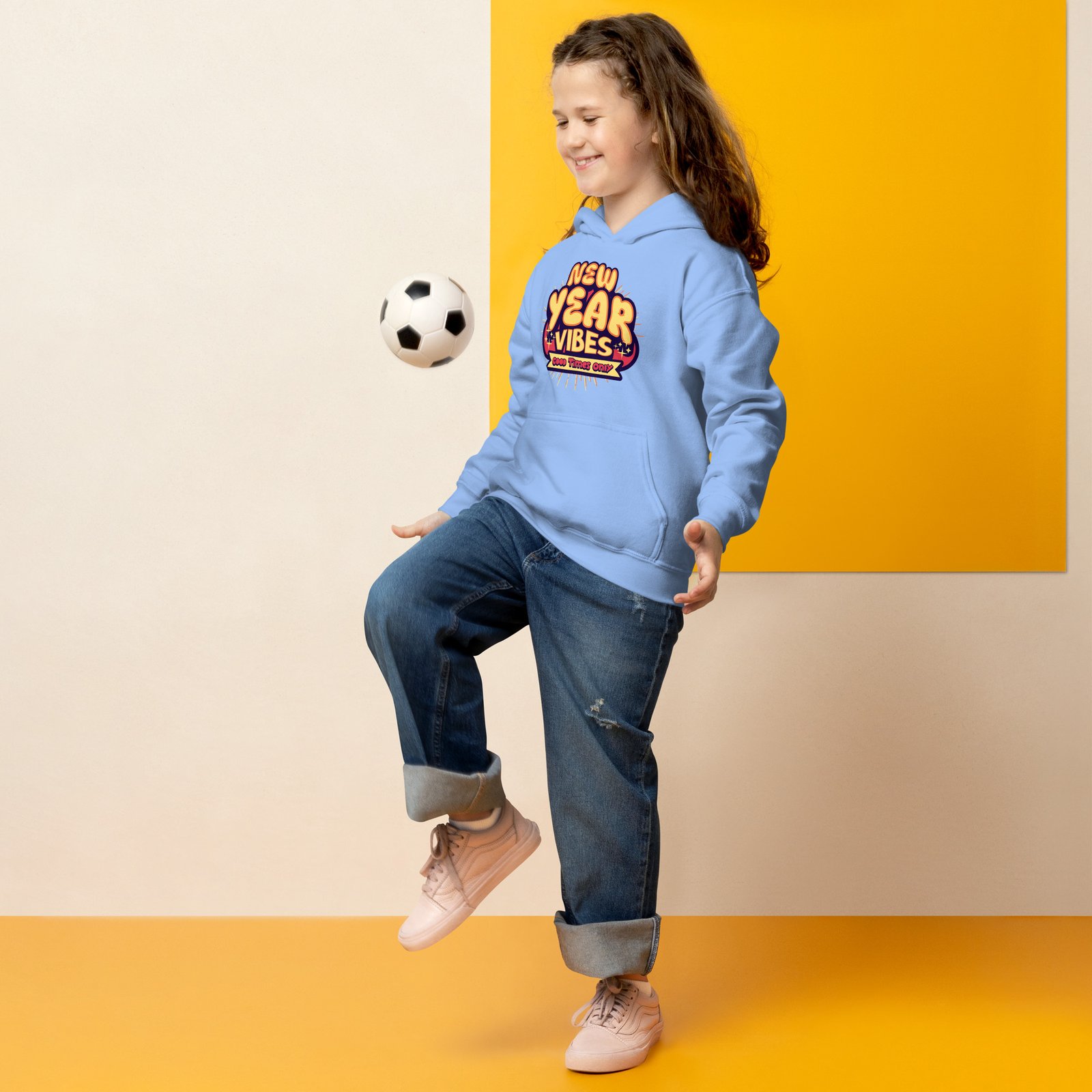 New Year Vibes – Kids Hoodie - Image 2
