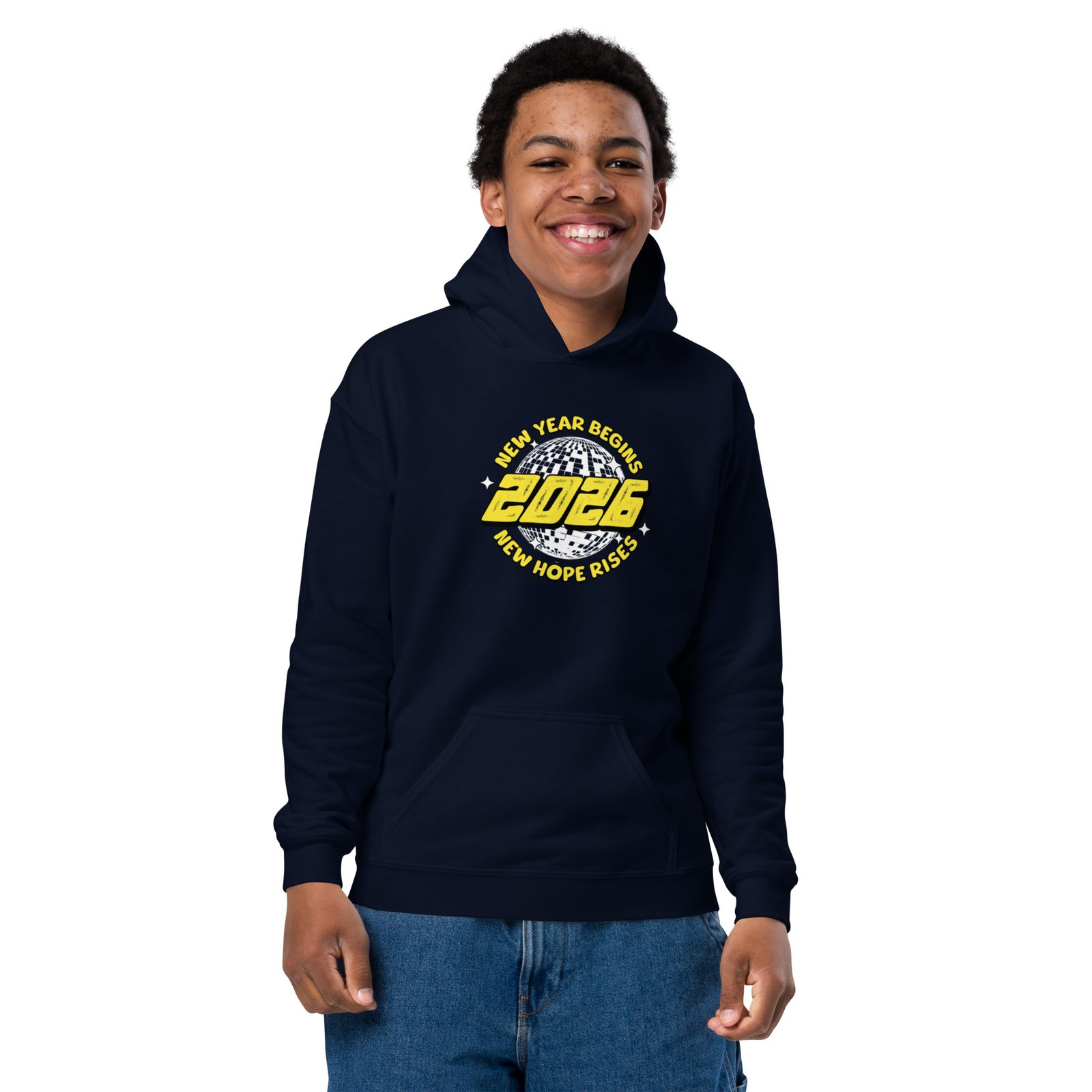 New Year Begins 2026 – Kids Hoodie - Image 11