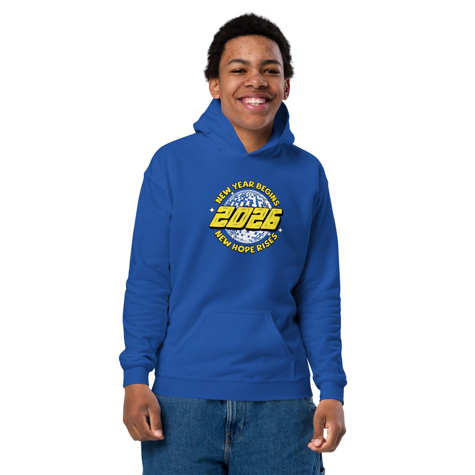 New Year Begins 2026 – Kids Hoodie - Image 21
