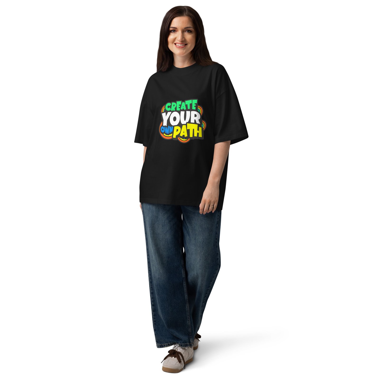 Create Your Own Path — Oversized Tee - Image 2
