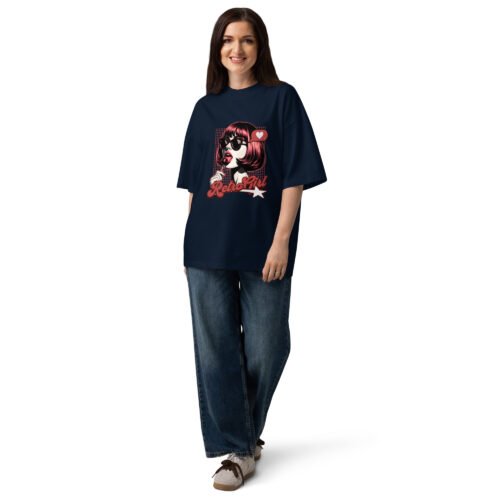 Retro Girl — Oversized Tee