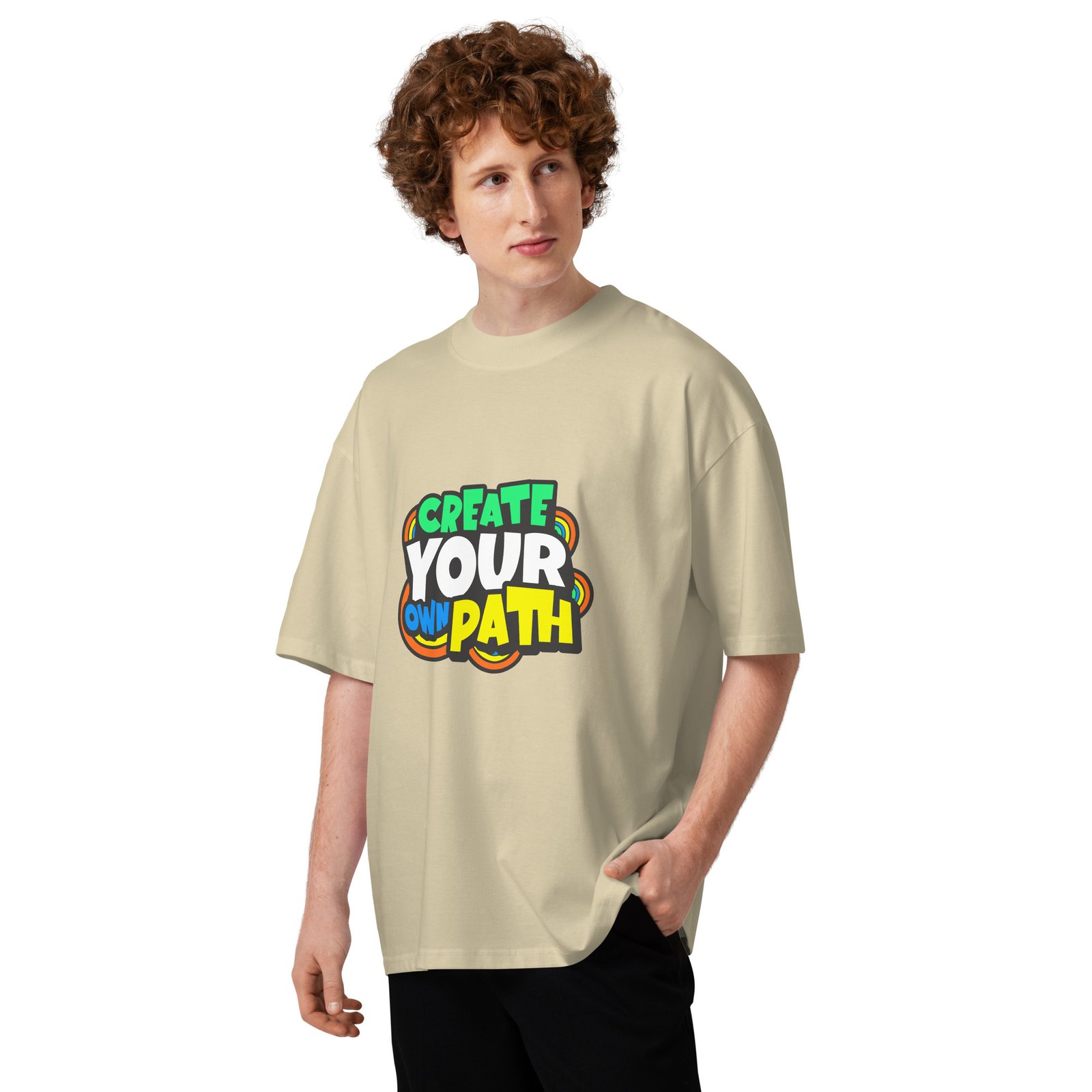 Create Your Own Path — Oversized Tee - Image 9