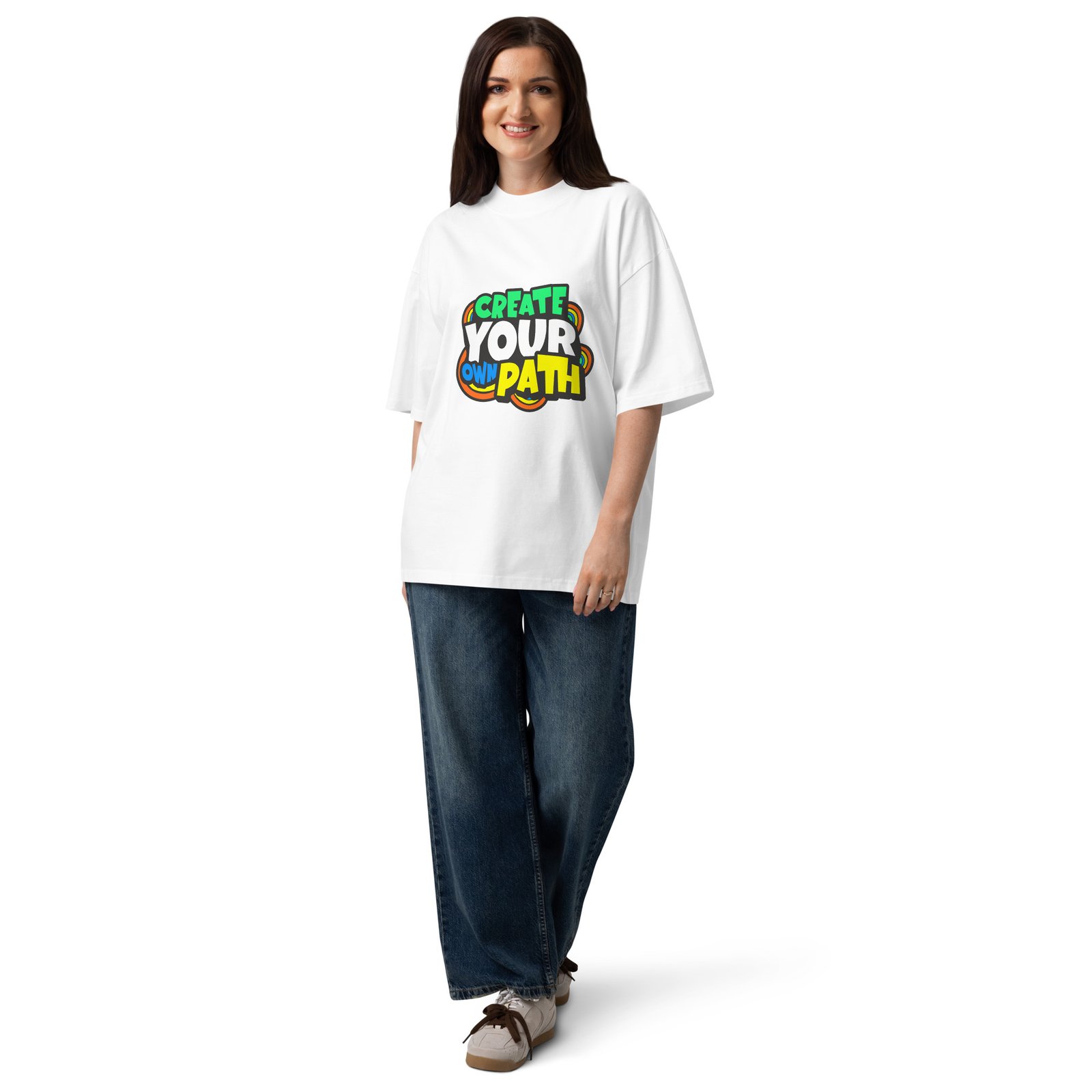 Create Your Own Path — Oversized Tee - Image 4