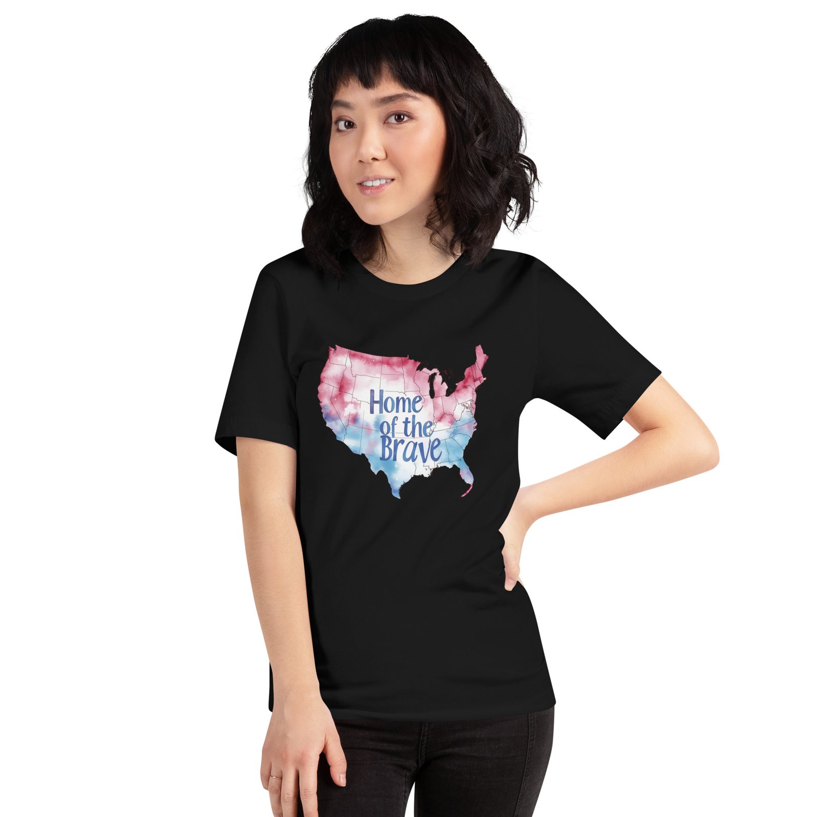 Home of The Brave Unisex T-Shirt - Image 6