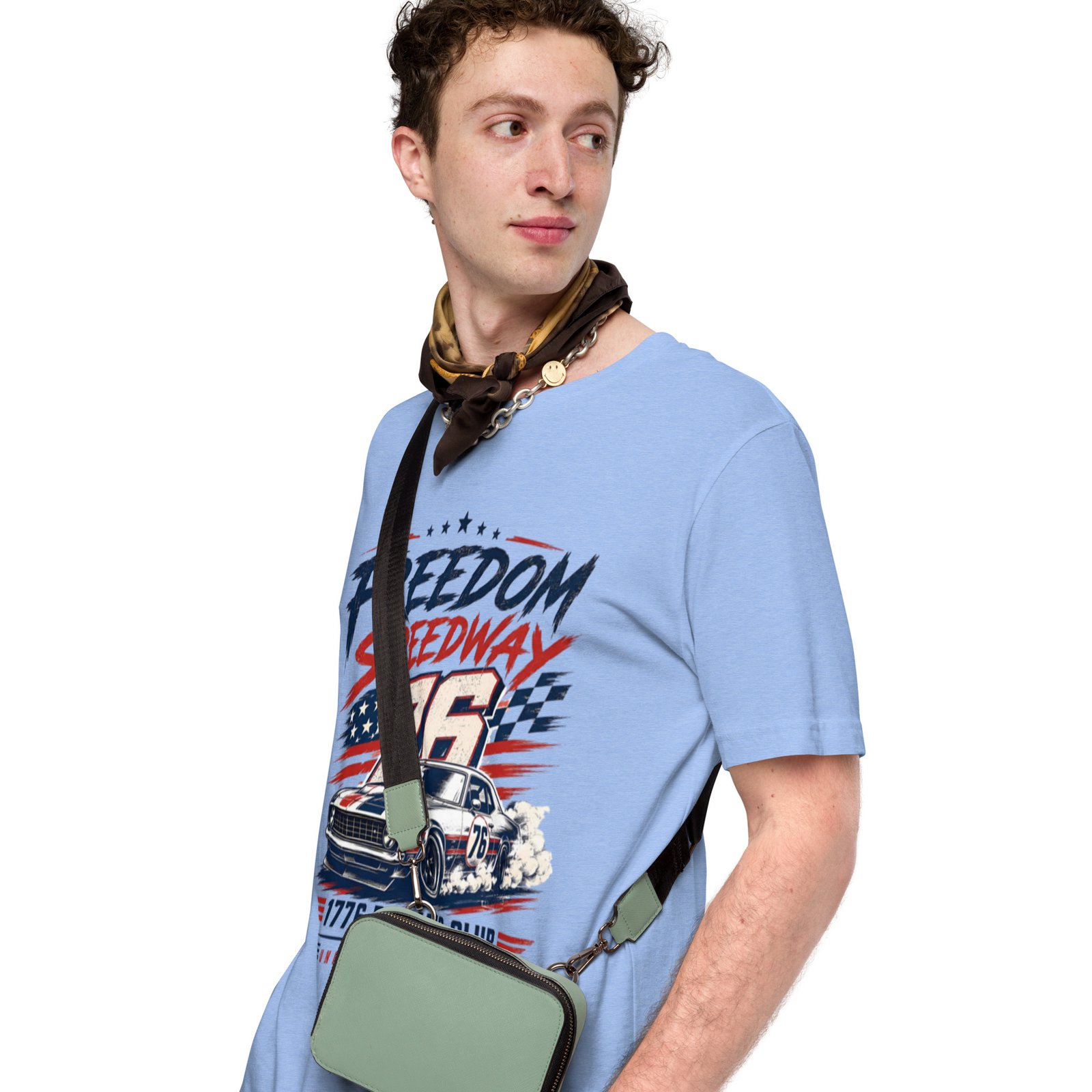 Freedom Speedway Unisex T-Shirt - Image 4