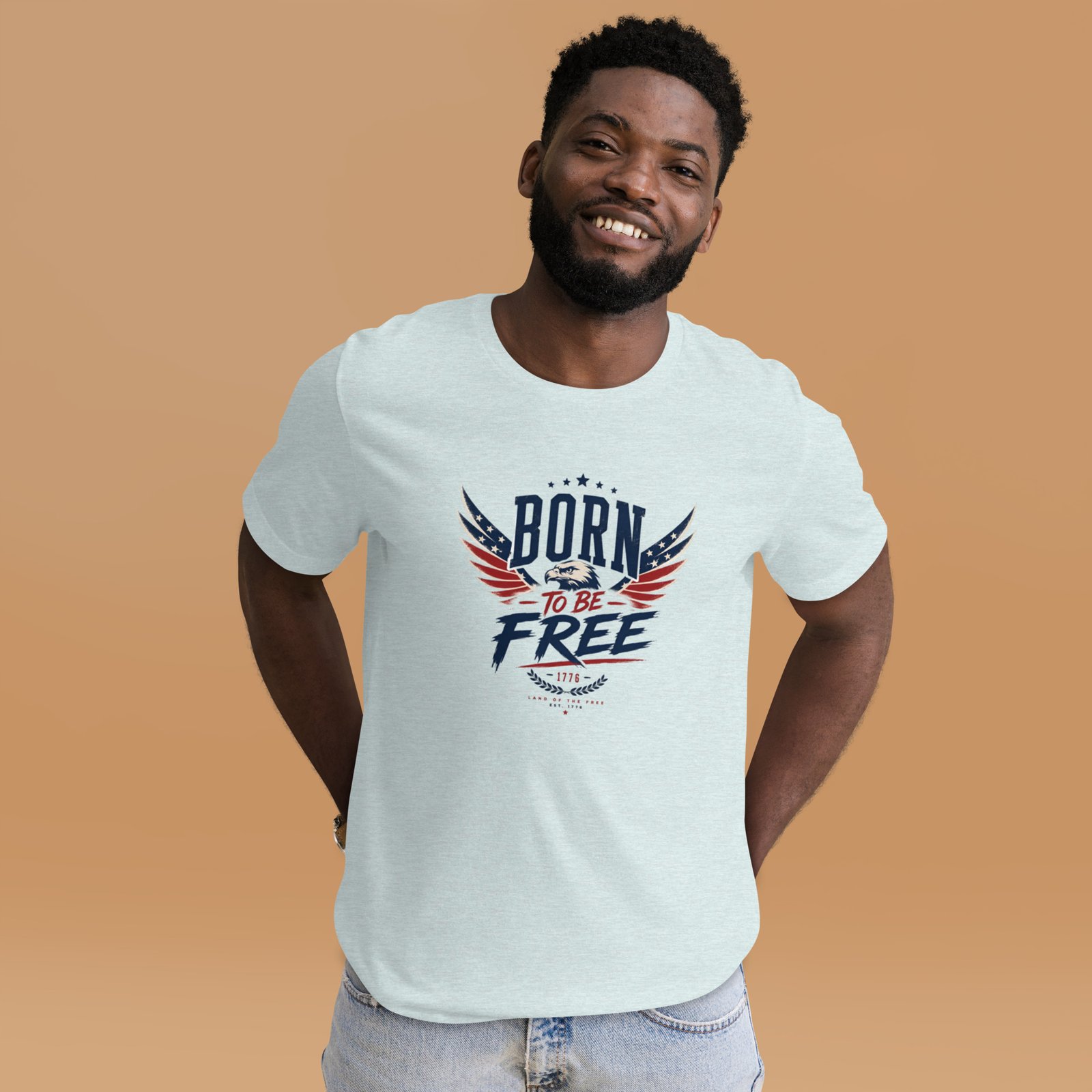 Born to Be Free Eagle Unisex T-shirt - Image 5