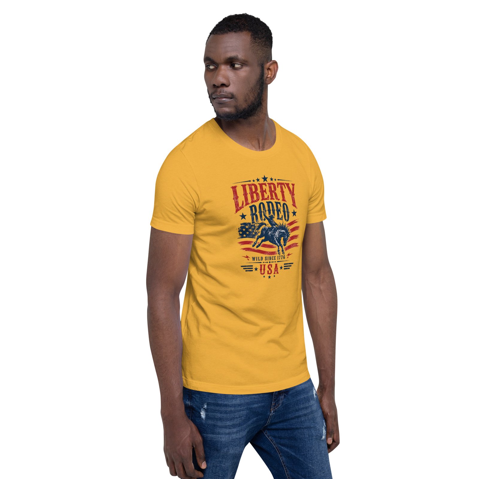 Liberty Rodeo Unisex T-Shirt - Image 3