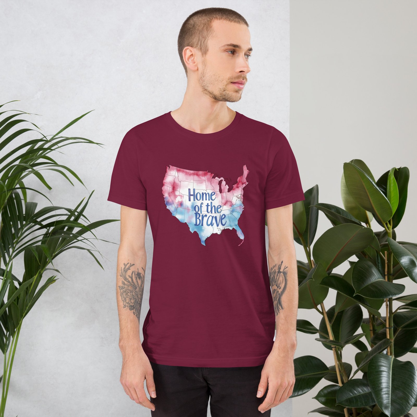 Home of The Brave Unisex T-Shirt - Image 4
