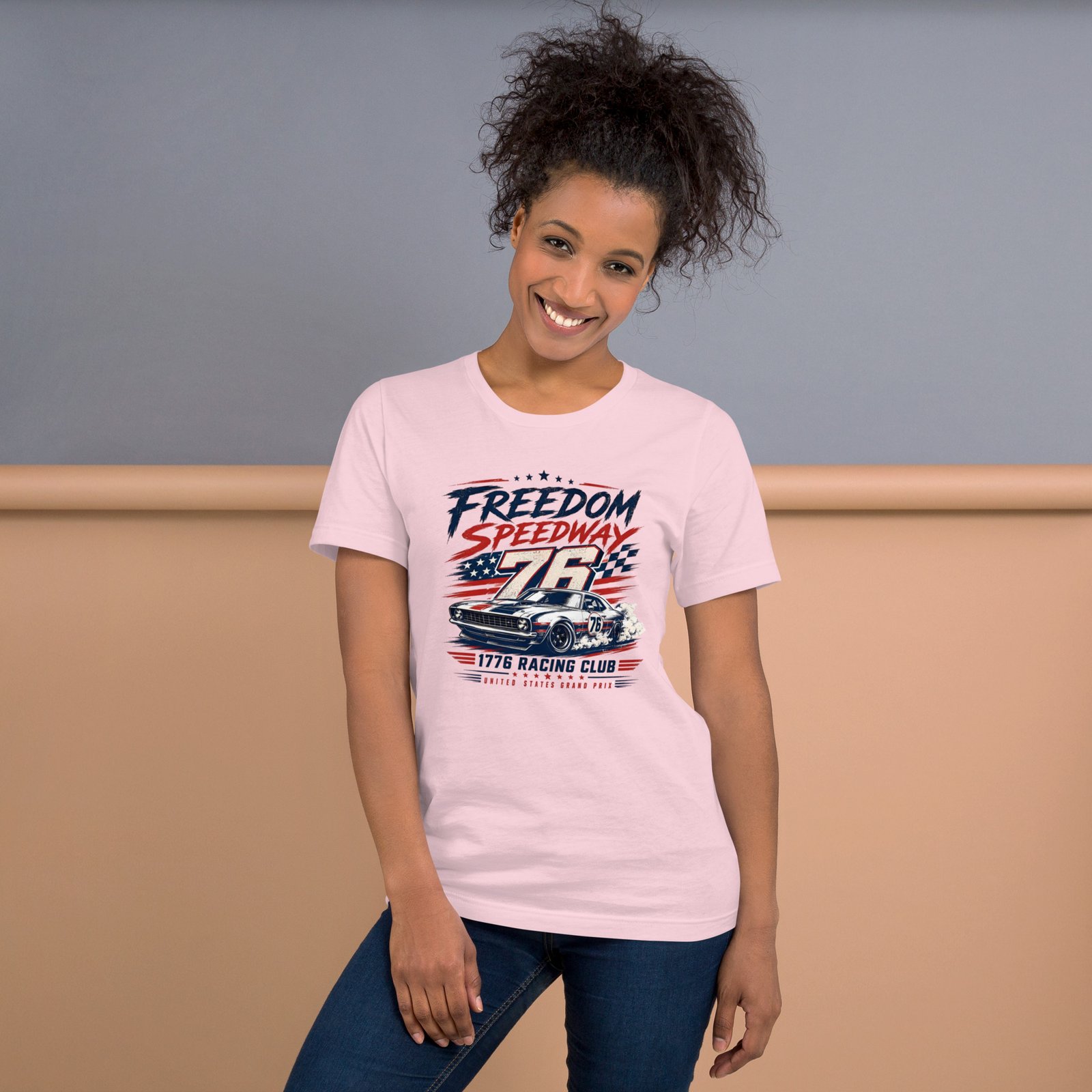 Freedom Speedway Unisex T-Shirt - Image 6