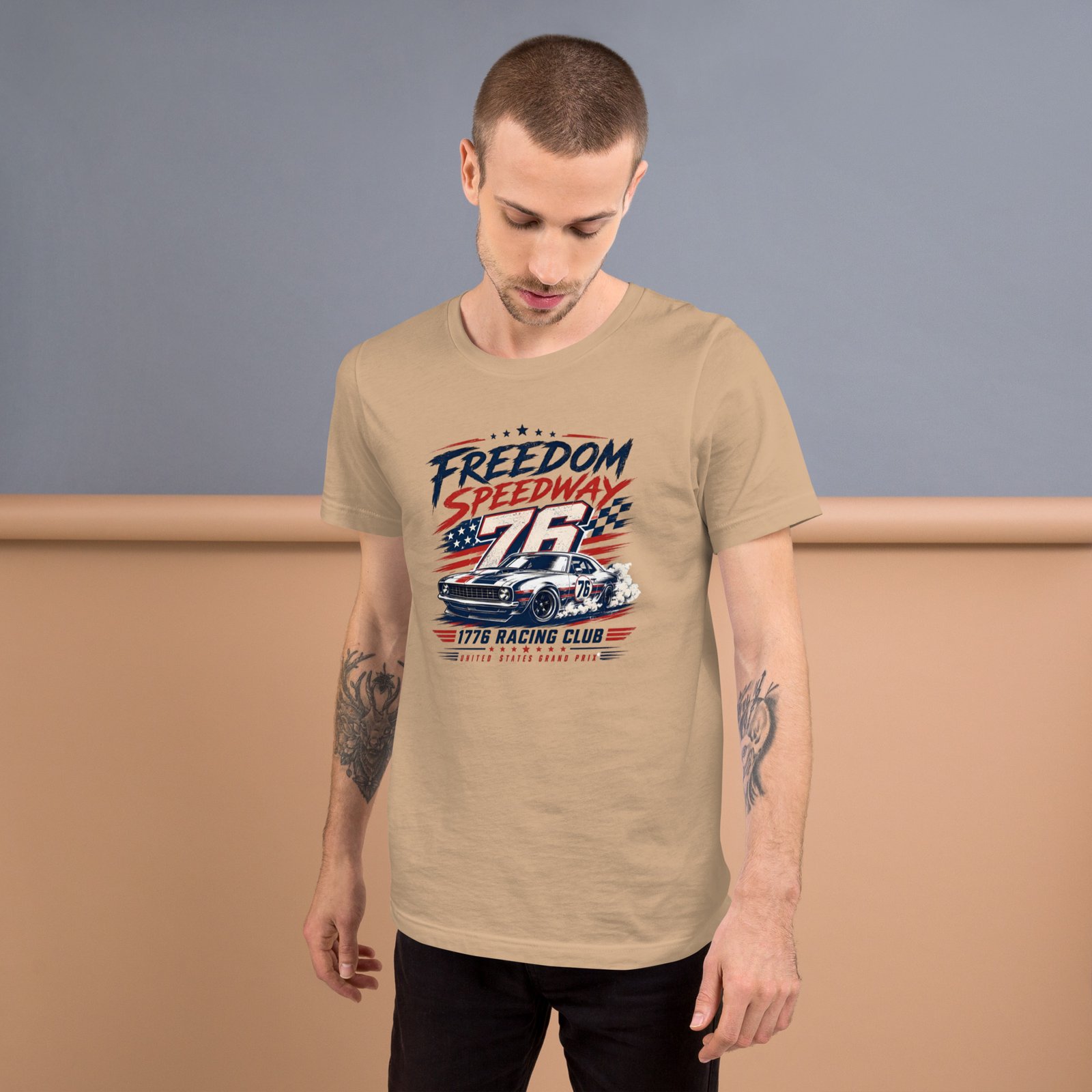 Freedom Speedway Unisex T-Shirt - Image 2