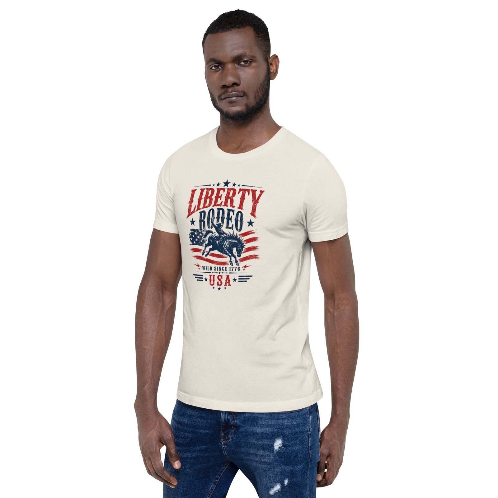 Liberty Rodeo Unisex T-Shirt - Image 2