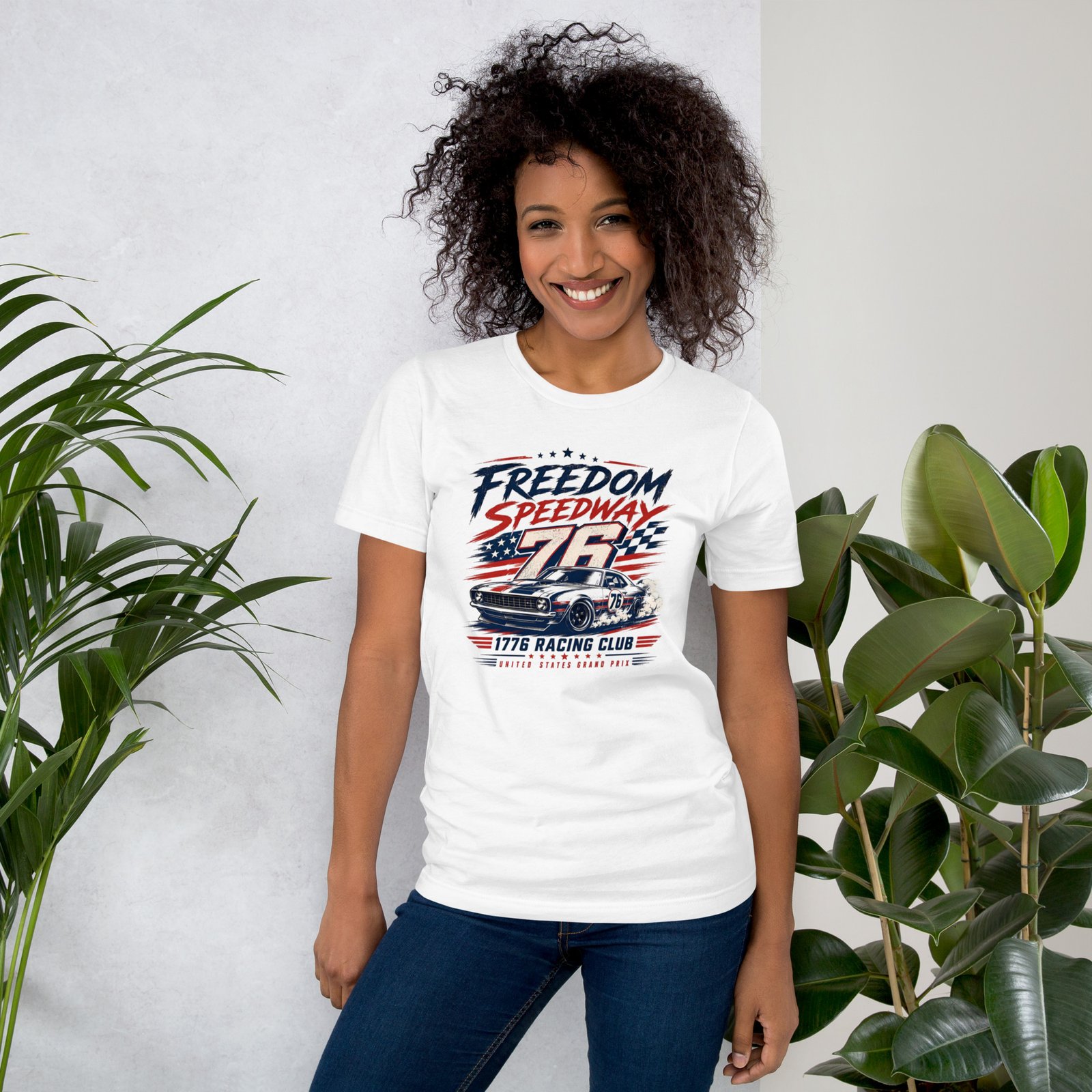 Freedom Speedway Unisex T-Shirt - Image 7
