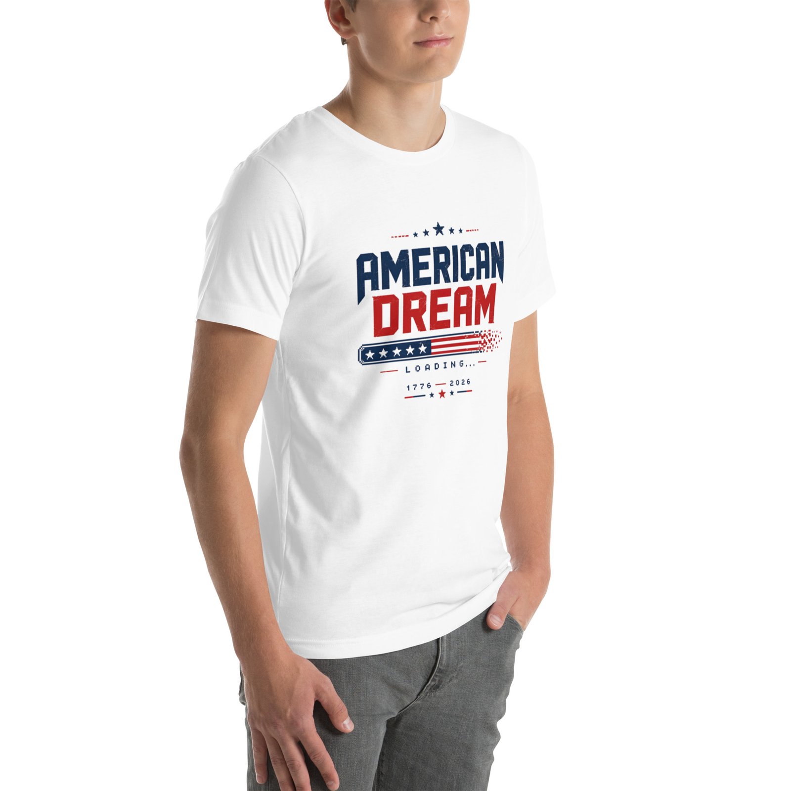 American Dream Loading Unisex T-Shirt - Image 7